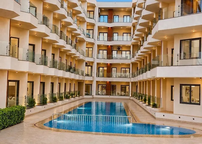 Апартаменты Sea-view Studio, Sunrise Balcony & & Pool *